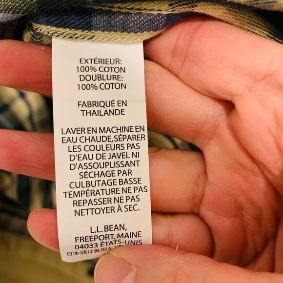 Vintage LL BEAN Heavy Work Chore Shirt Jacket Size Large - Picture 3 of 11